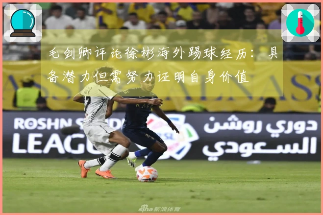 毛剑卿评论徐彬海外踢球经历：具备潜力但需努力证明自身价值